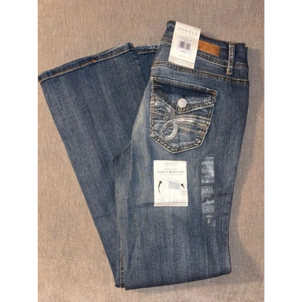 Angels Forever Young Curvy Bootcut Jeans Size 6 NWT
